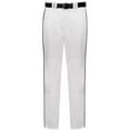 thumbnail image 1 of Russell R11LGM.WBK.XL Adult Piped Diamond Series 2.0 Baseball Pant, White & Black - Extra Large, 1 of 2