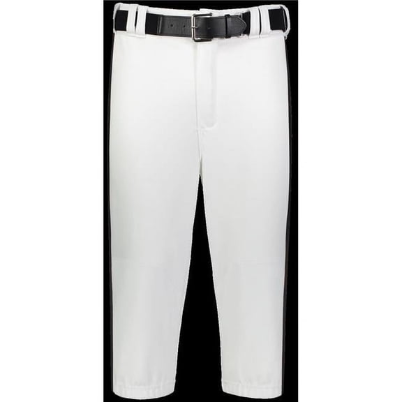 Russell R21LGB.WNA.S Youth Piped Diamond Series 2.0 Knicker Pant, White & Navy - Small
