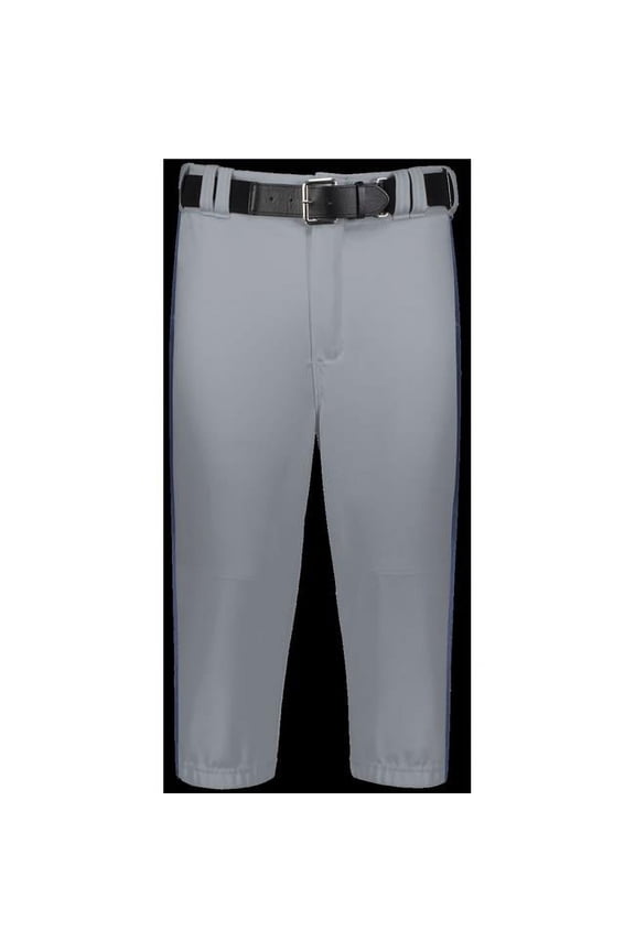 R21LGM.B9N.S Adult Piped Diamond Series Knicker 2.0 Pant, Baseball Gray & Navy - Small