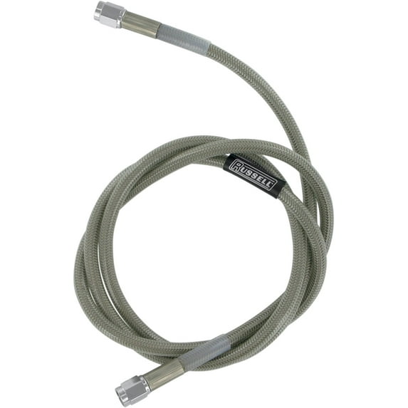 Russell R58272S Universal Braided Stainless Steel Brake Line - 56in