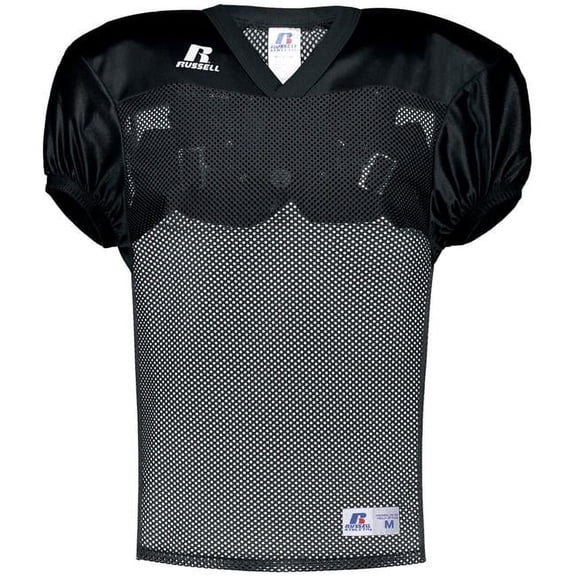Russell S096BM.BLK.3XL Adult Stock Practice Jersey, Black - 3XL