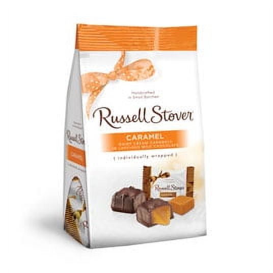 RUSSELL STOVER Milk Chocolate Caramel Candy Gift Bag, 6 oz.