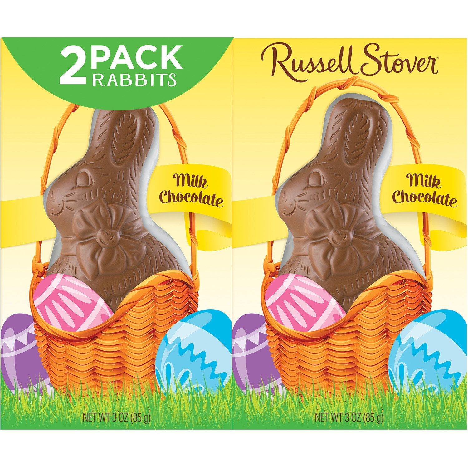Russell Stover Milk Chocolate Bunnies (7 Ounce, 2 Pack)