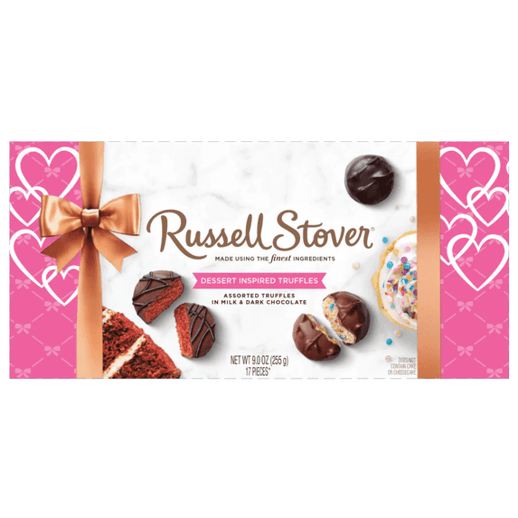 Assorted Dark Rcin Russell Stover® Milk & Dark Chocolate Assorted Dessert Truffles Candy ...