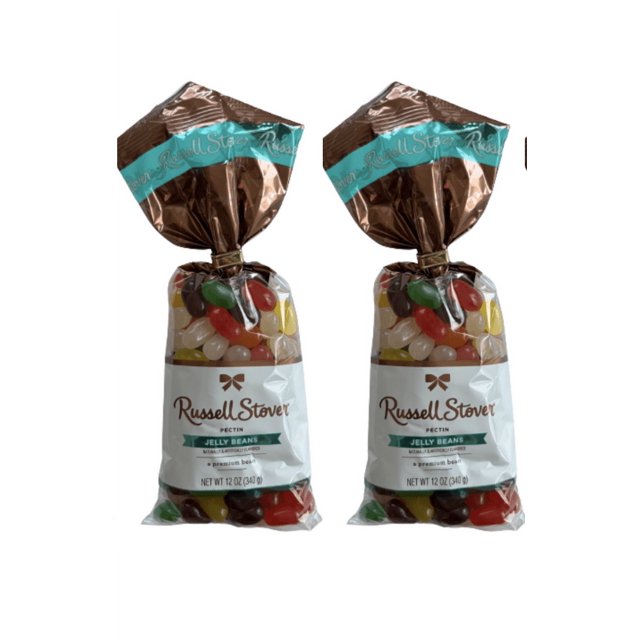 Russell Stover Pectin Jelly Beans, 12Ounce Bags (Pack of 2)