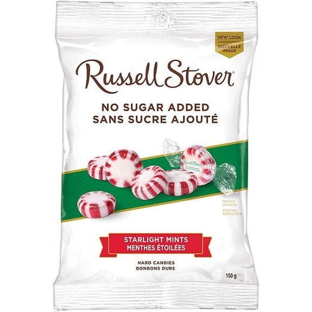 Russell Stover, Starlight Mints, No Sugar Added Hard Candies, 150g/5.3oz.