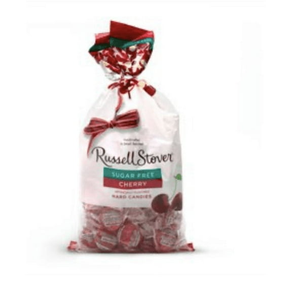 Russell Stover Sugar Free Cherry Hard Candies 12 oz bag