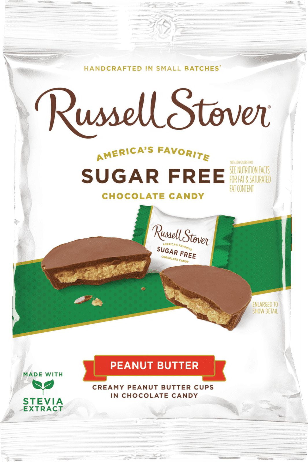 Russell Stover Sugar-Free Chocolate Covered Candy-Peanut Butter Cup