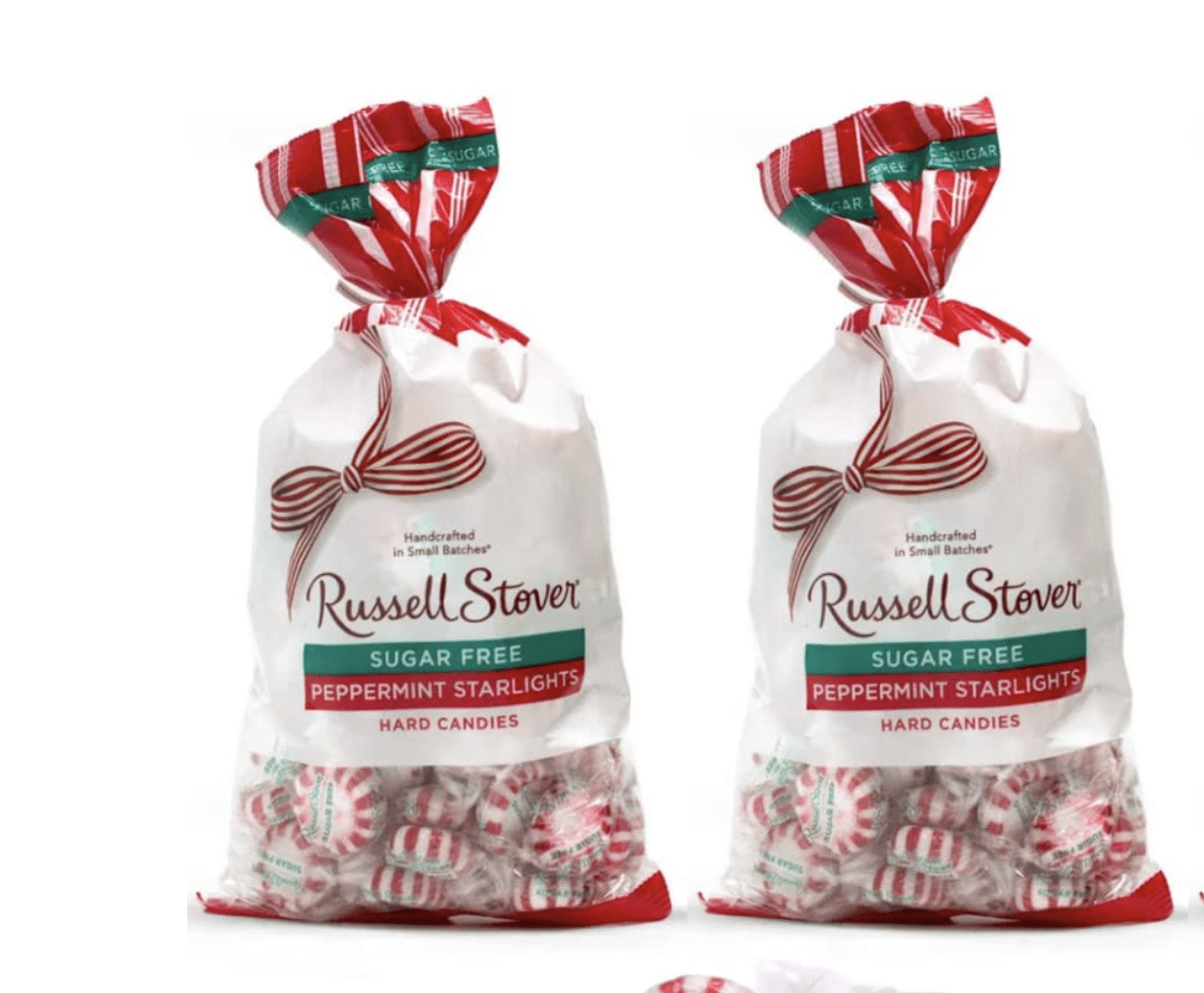 Russell Stover Sugar Free Peppermint Hard Candies, 12 oz. Bag ( 2 Bags)