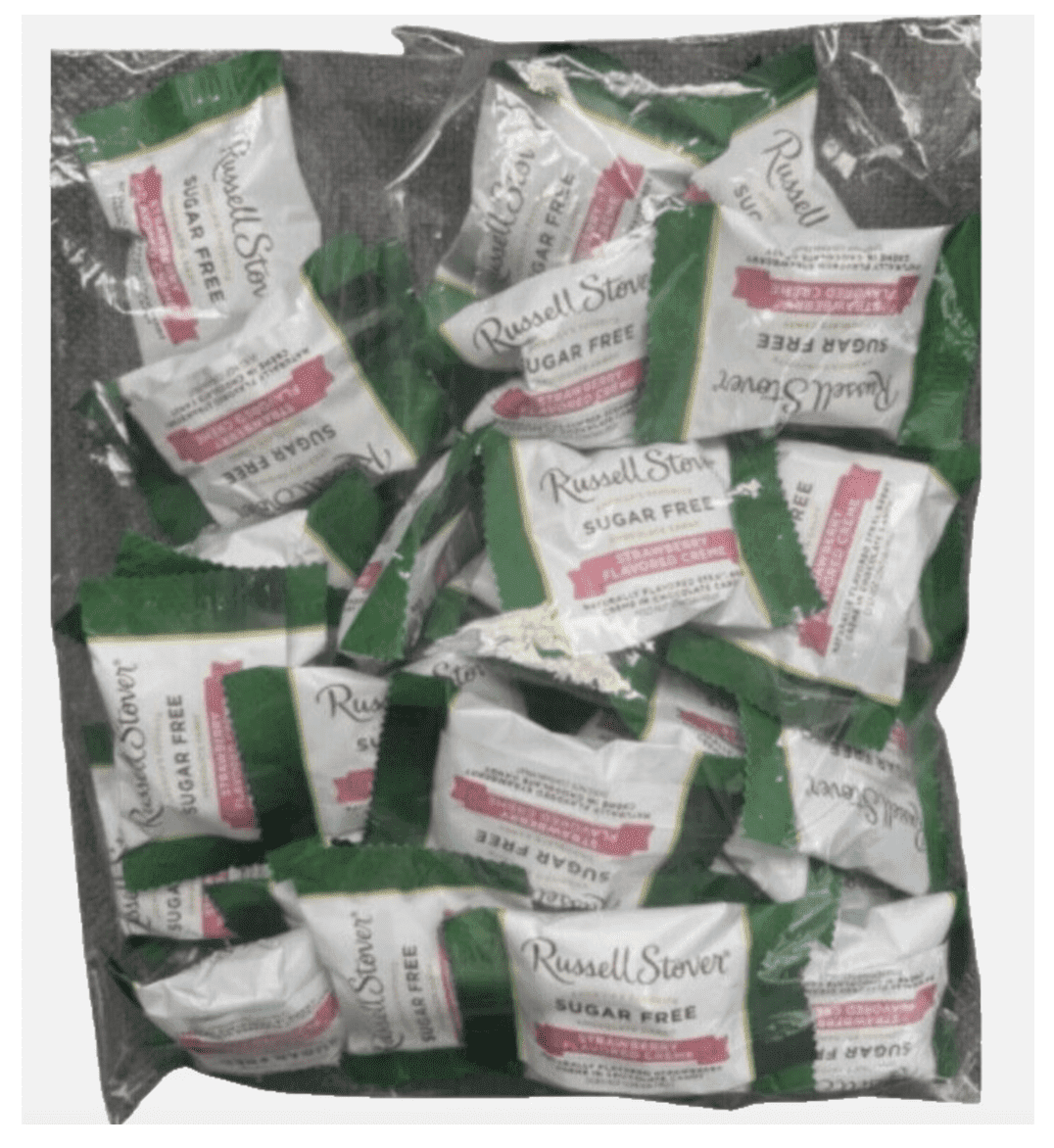 Russell Stover Sugar free Chocolate Strawberry Crème CANDY BULK BAG 16 Oz