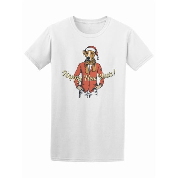 Russell Terrier Dog Human Suit Tee Men's -Image by Shutterstock
