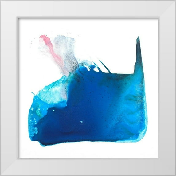Russell, Valerie 26x26 White Modern Wood Framed Museum Art Print Titled - Blowhole