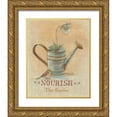 thumbnail image 1 of Russell, Wendy 12x14 Gold Ornate Wood Framed with Double Matting Museum Art Print Titled - Garden Series in Linen I, 1 of 4