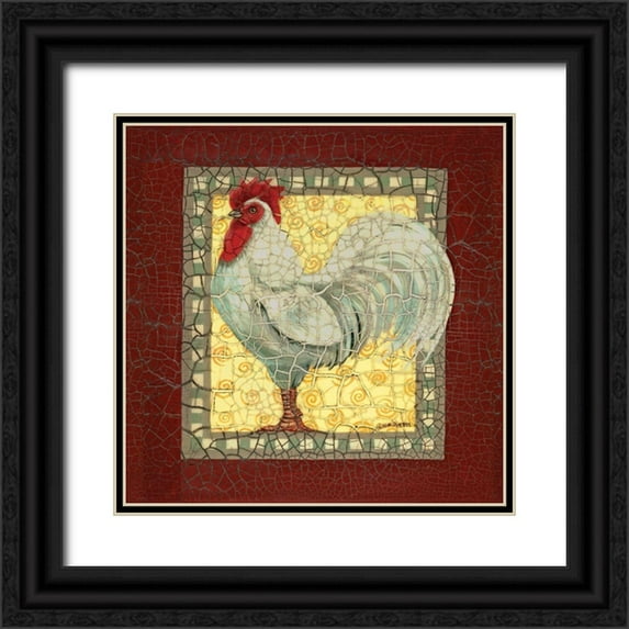 Russell, Wendy 15x15 Black Ornate Wood Framed with Double Matting Museum Art Print Titled - Chic White