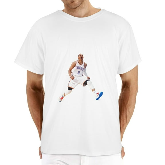 Russell Westbrook Men's Heavy Cotton T-Shirt – Daily Wear, Travel & Gym