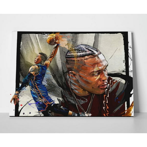 Russell Westbrook Poster or Wrapped Canvas