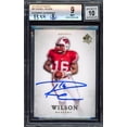 thumbnail image 1 of Russell Wilson Autographed 2012 SP Authentic Rookie Card #87 Wisconsin Badgers BGS 9 Auto Grade Gem Mint 10 Beckett BAS 214872, 1 of 2