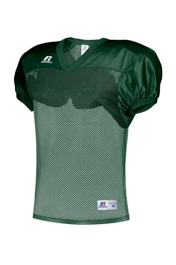Women Youth Stock Practice Football Football Jersey, Dark Green - Medium