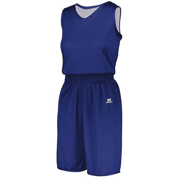 Russell Women's Undivided Solid Single Ply Reversible Shorts - 5R8DLX