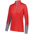 thumbnail image 1 of Russell Womens Hybrid Fastpitch Softball Pullover Red/Grey 3Xl, 1 of 5