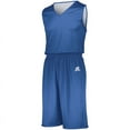 thumbnail image 1 of Russell Youth Undivided Solid Single Ply Reversible Shorts - 5R8DLB, 1 of 2