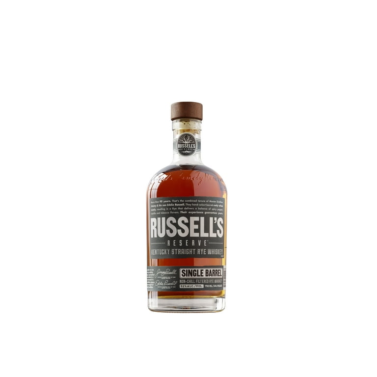 Russells Reserve Singel Barrel Rye 750ml - Walmart.com