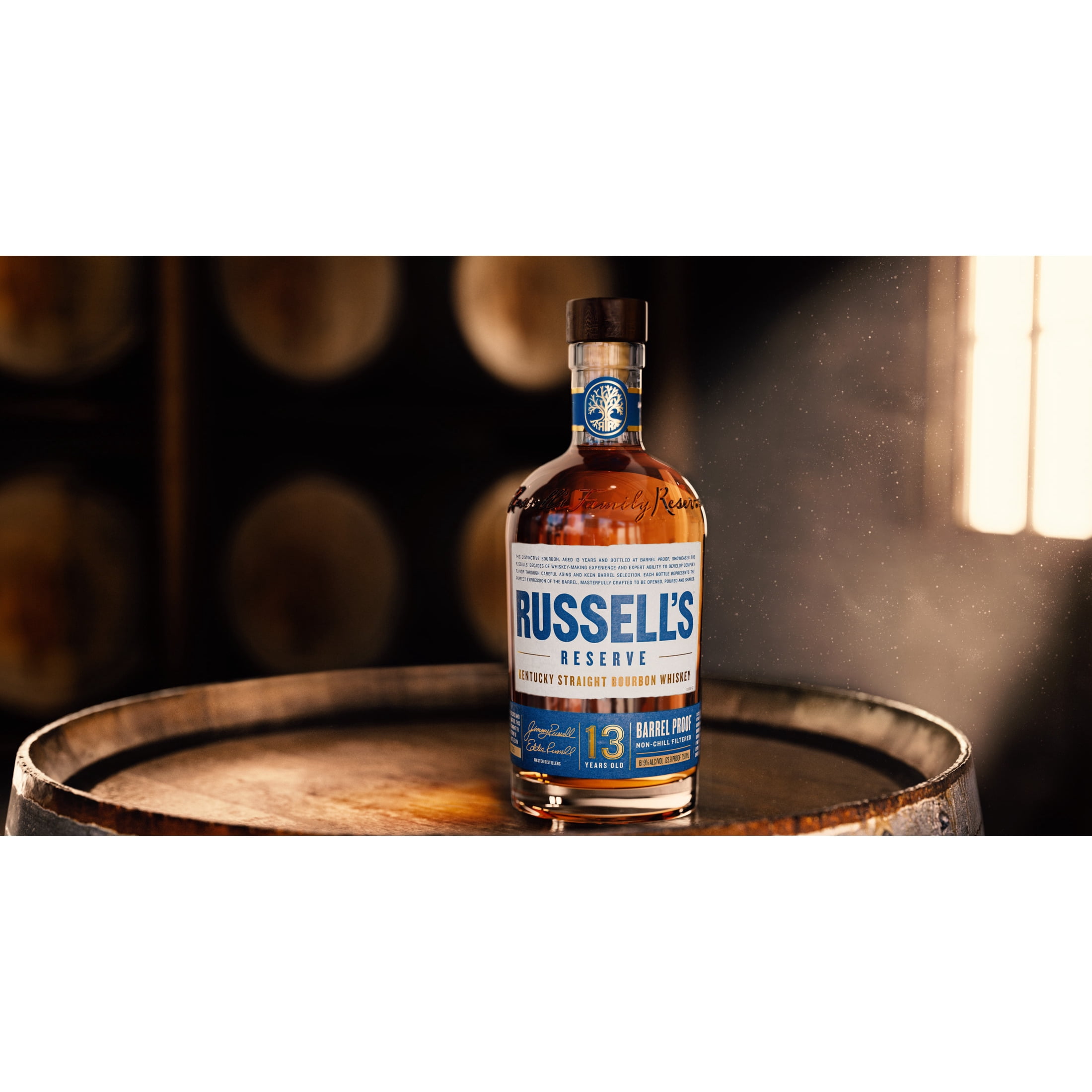 Russell's Reserve 13-Year Bourbon Whiskey, 750 ml 57.4% ABV