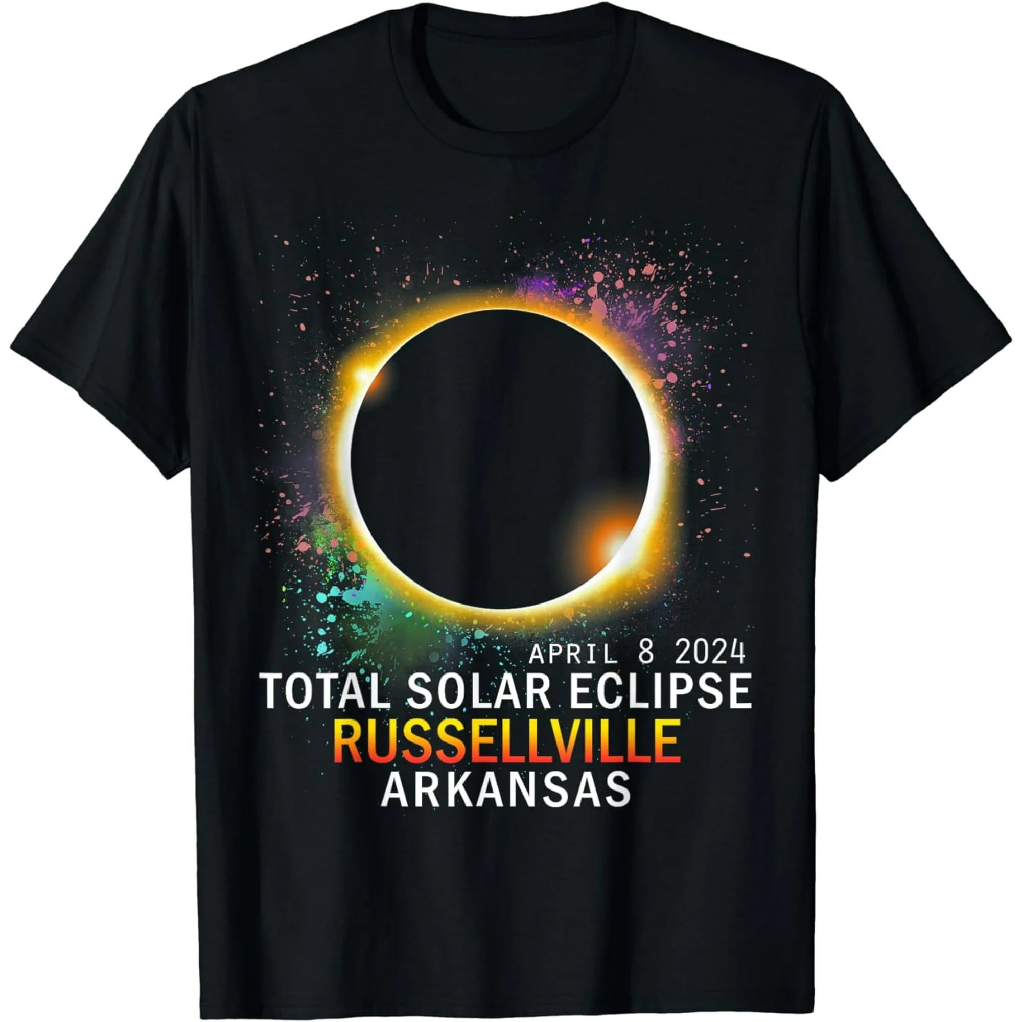 Russellville Arkansas Total Solar Eclipse April 8 2024 Pure cotton T