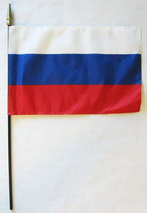 Russia Stick Flag 8x12