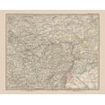 thumbnail image 1 of Historic Map - Russia European - Stieler 1885 - Vintage Wall Art, 1 of 4