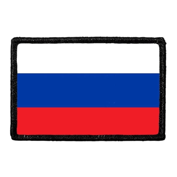 Russia Flag - Color - Removable Patch