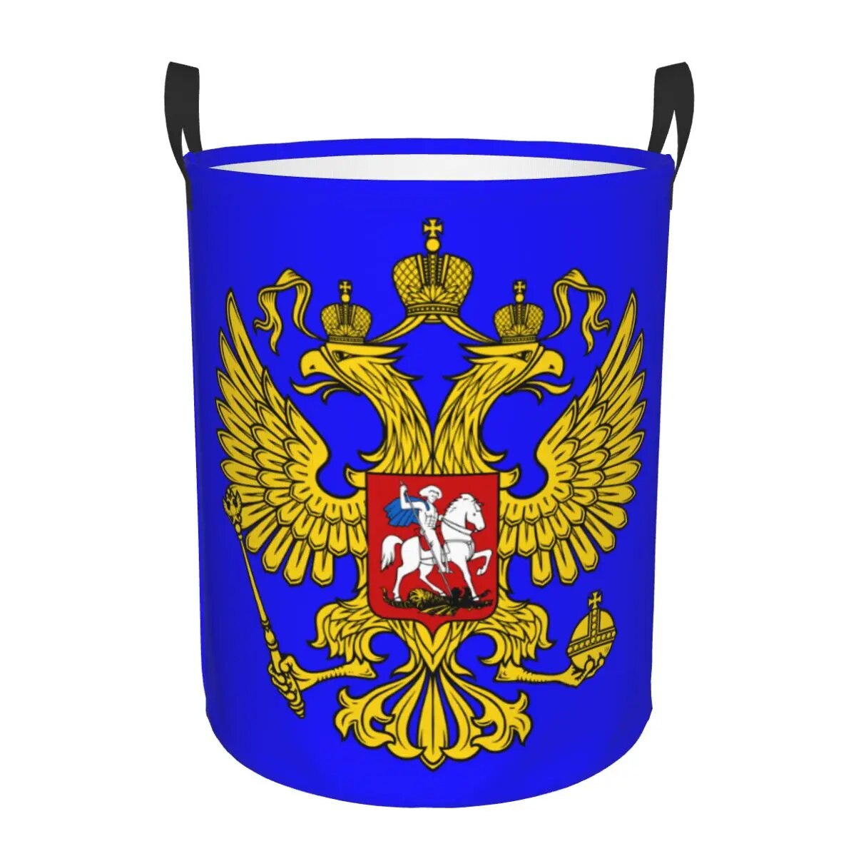 Russia Flag Russian Pride Laundry Basket Foldable Toy Clothes Hamper ...