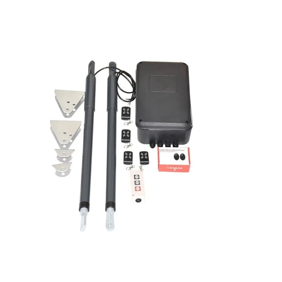 Russia Free Shipping Water-proof Automatic Opener Electric Linear Actuator Double Arms Swing Gate Motor Kit