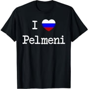 Russia I Love Pelmeni Funny Russian Gift Russia T-Shirt