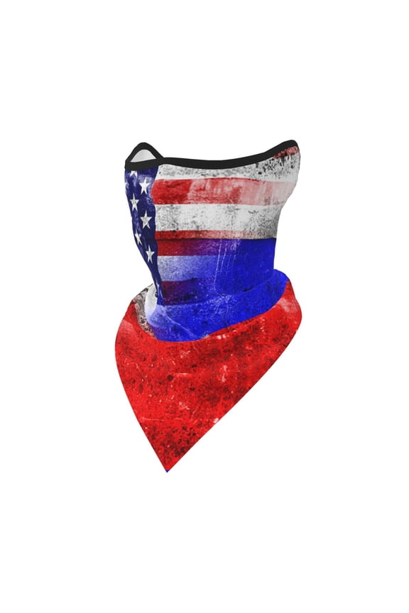 Russian America Flag Neck Gaiter Balaclava Face Scarf Mask Quick-Dry Half Masks For Women Men Sun Protection Breathable Dustproof