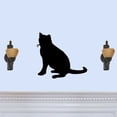 thumbnail image 1 of Russian Blue Cat Breed Silhouette - Beautiful Solid Steel Home Decor Decorative Accent Metal Art Wall Sign, 1 of 3