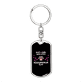 thumbnail image 1 of Russian Blue Cat  Stainless Steel or 18k Gold Premium Swivel Dog Tag Keychain, 1 of 16