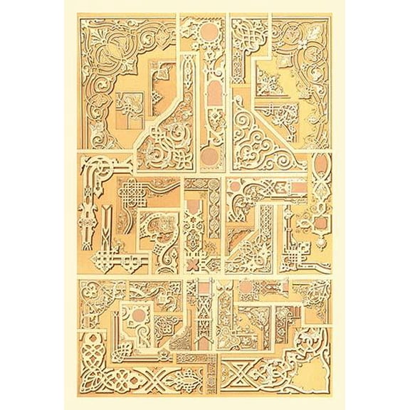 Russian Border Design #3- Fine Art Canvas Print (20" x 30")