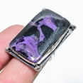 thumbnail image 1 of Russian Charoite Gemstone Handmade 925 Sterling Silver Gift Jewelry Ring Size 8, 1 of 2