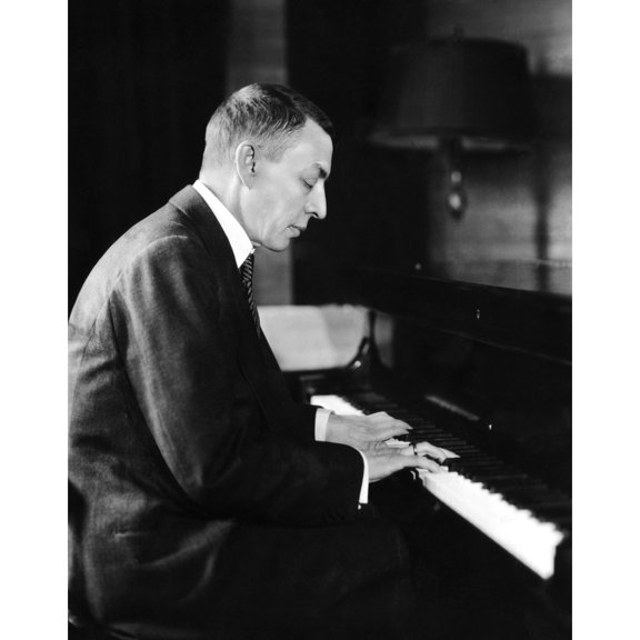 Russian Composer And Pianist Sergei Rachmaninoff History (18 x 24)
