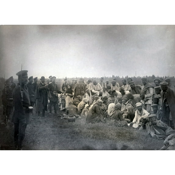 Russian Convicts On Their Way To Siberia History (24 x 18)