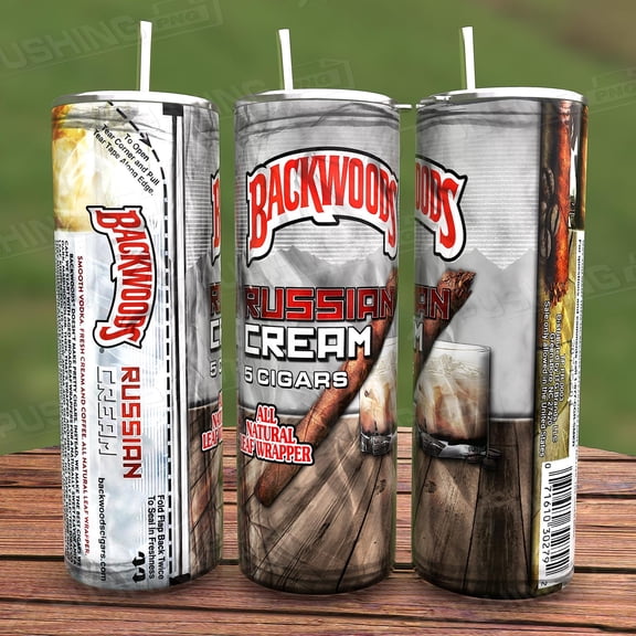 Russian Cream Backwoods 20 oz Tumbler, Stoner Design