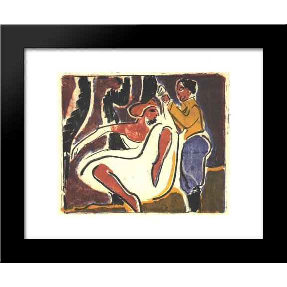 Russian Dancer 20x24 Framed Art Print by Ernst Ludwig Kirchner