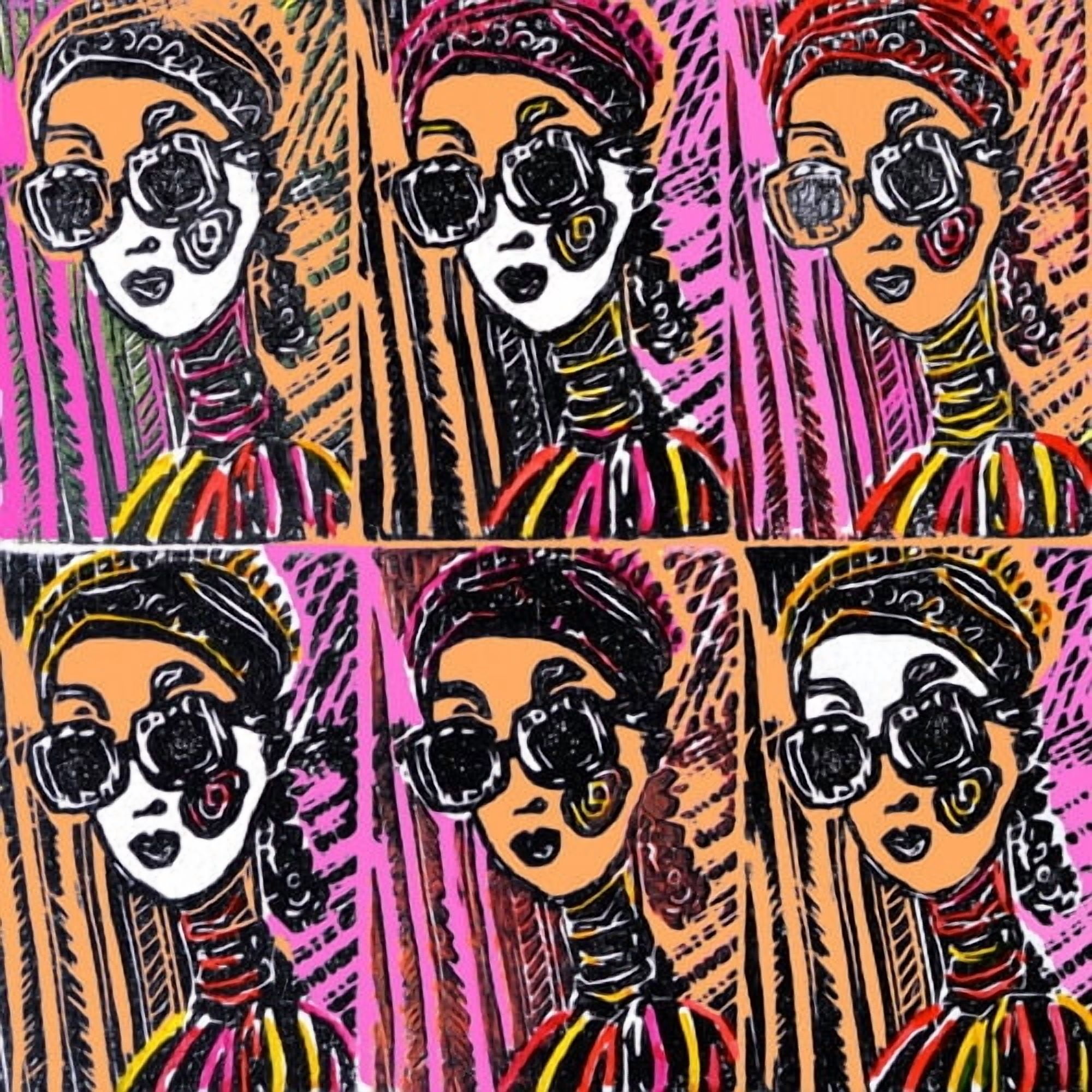 Russian Dolls Pattern I Painting Print on Wrapped Canvas