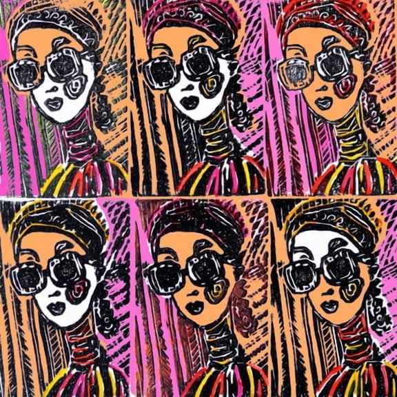 Russian Dolls Pattern I Painting Print on Wrapped Canvas