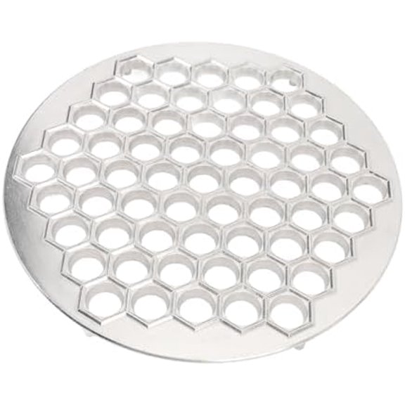 Russian Dumpling Maker: 61 Holes Aluminum Alloy Pelmeni Making Tool, Dishwasher Safe for Home and Restaurant Kitchen Supplies$$Home Decor, Kitchen, & Other