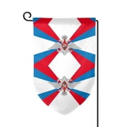 Russian Federation Ministry Defence Flag Garden Flag Vertical Double Sided Yard Outdoor Decoration 12.5 x 18 Inch Fillet