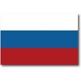 thumbnail image 1 of Russian Flag Car Decal 3" x 5", 1 of 3