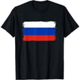 thumbnail image 1 of Russian Flag Russia T-Shirt, 1 of 4