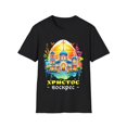 thumbnail image 1 of Russian Greek Byzantine Orthodox Cross He Is Risen Easter Shirts for Men, 1 of 4